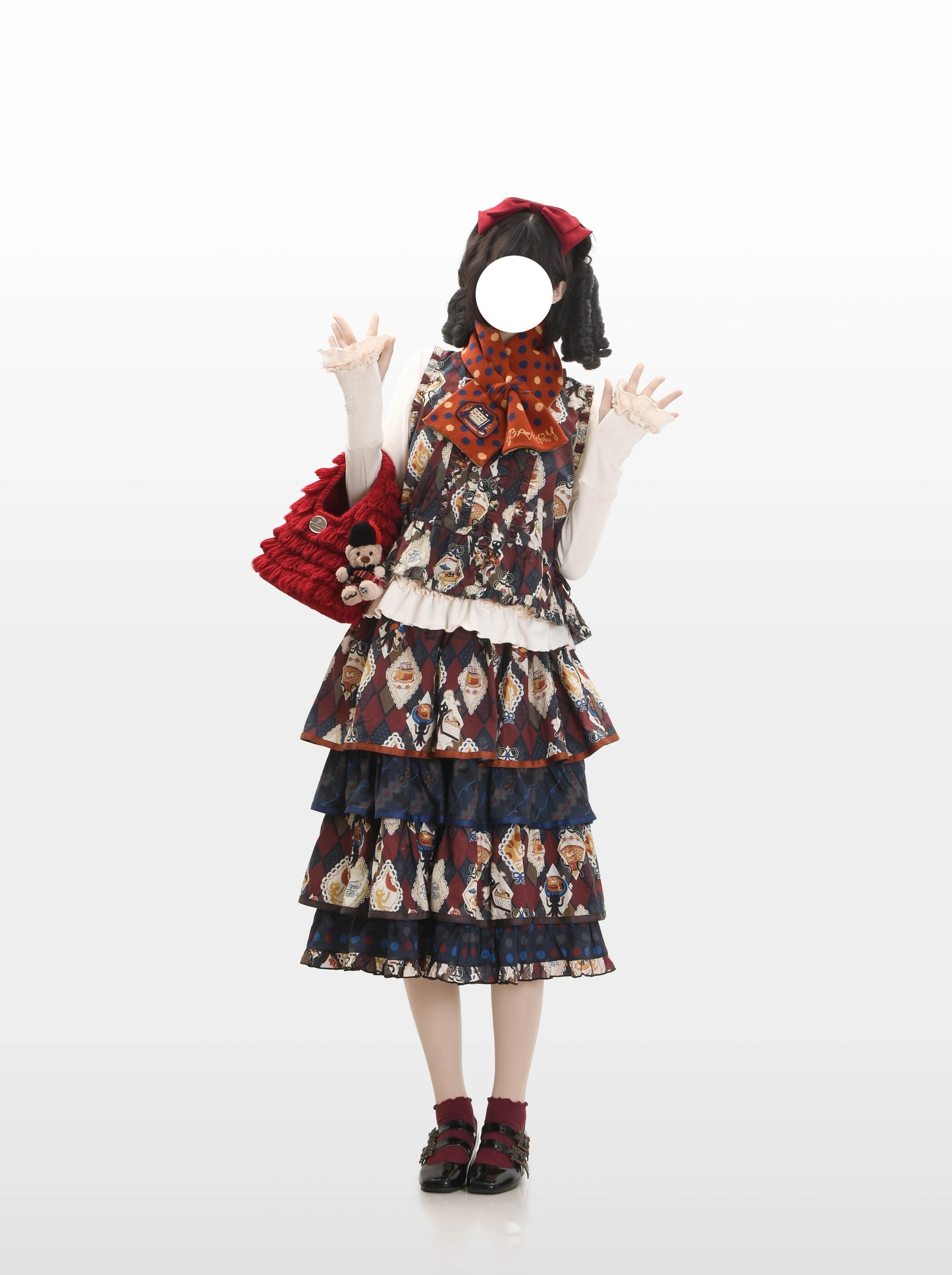 Cat Afternoon Tea マフラー【FrogicStudio】