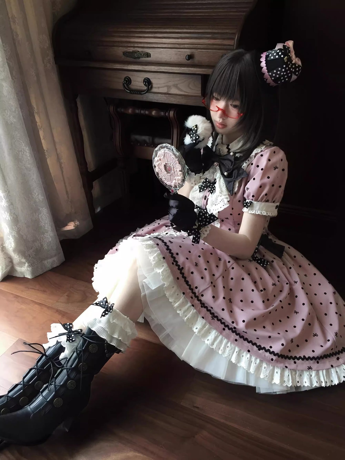 【受注予約~11/20】Ribbondoll ワンピース【Cutey Mask】