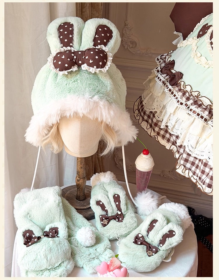 【受注予約~11/12】Winter Rabbit ショートダウンコート【花与珍珠匣】