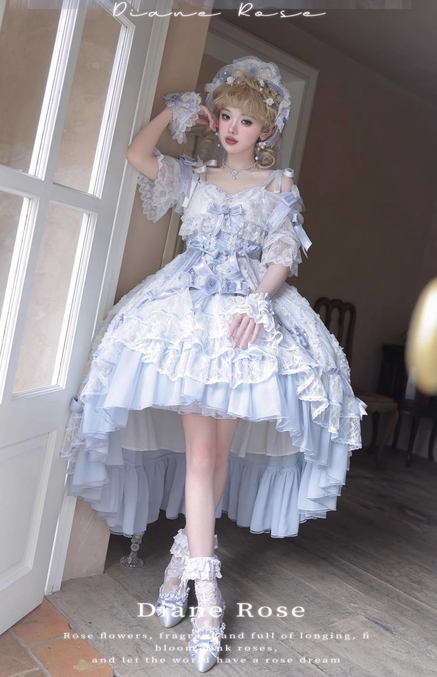 【受注予約~11/20】Diane Rose ワンピース【咩耶】