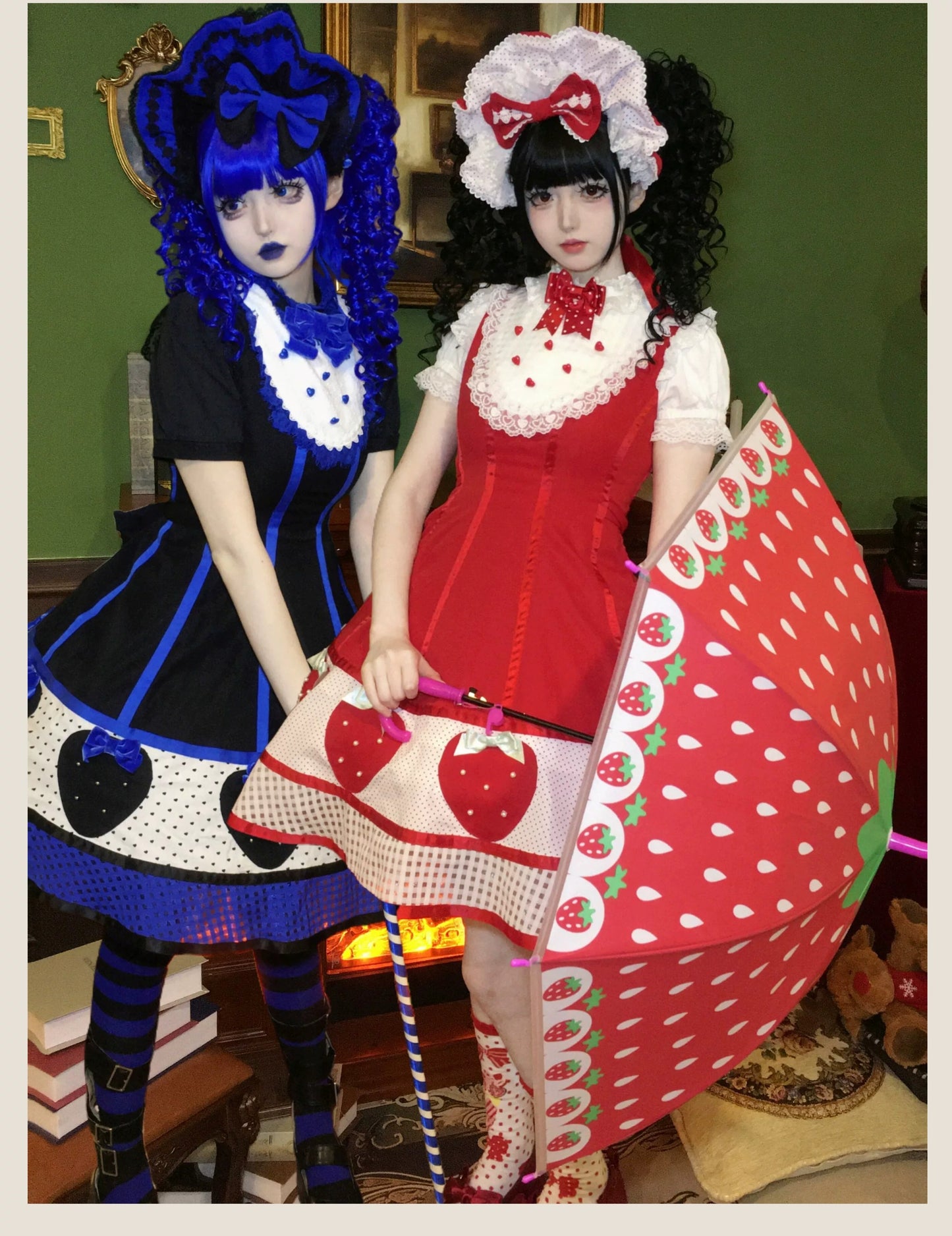 【受注予約~7/5】The Eccentric Strawberry Lady ワンピース【TaTaTa Lolita】