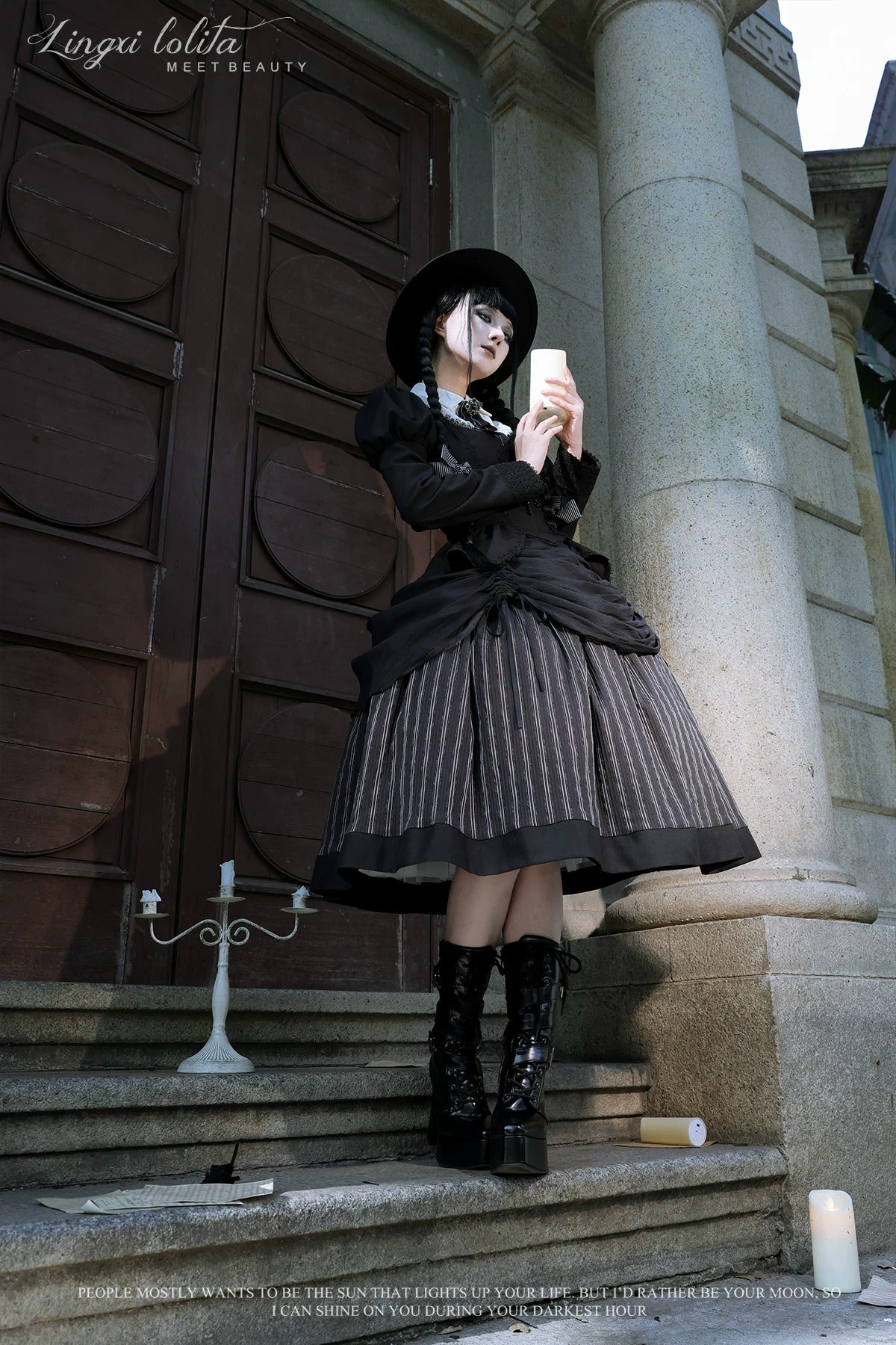 【受注予約~4/30】Striped Diary セットアップ【Lingxi】