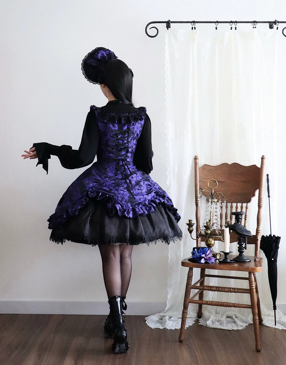 【受注予約~8/27】Midnight Lily ブラウス【Miss Cube】