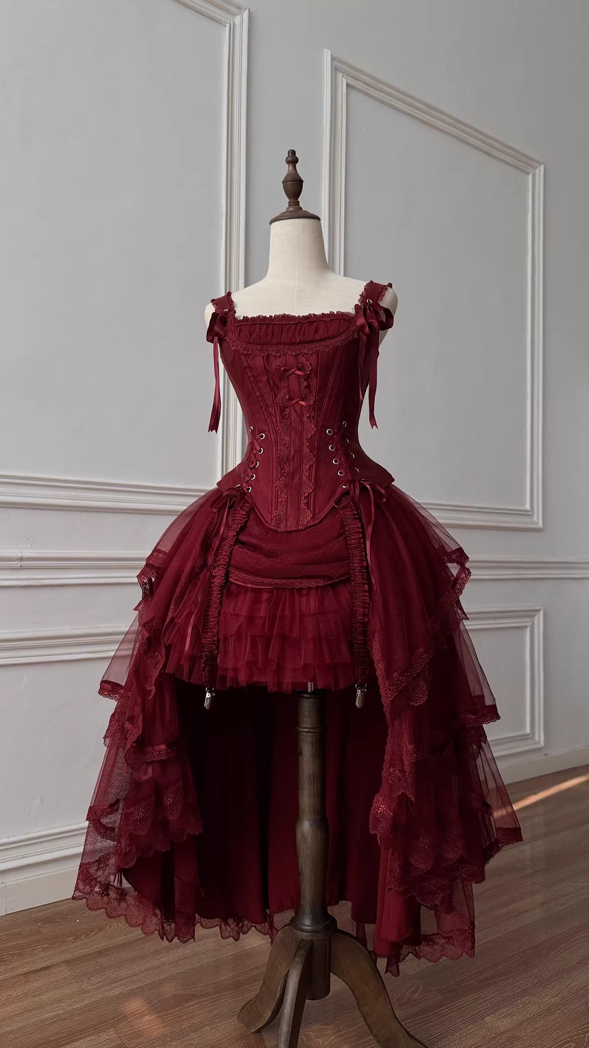 【受注予約~1/29】Lamp Shadow ワンピース【Caramel Antique】