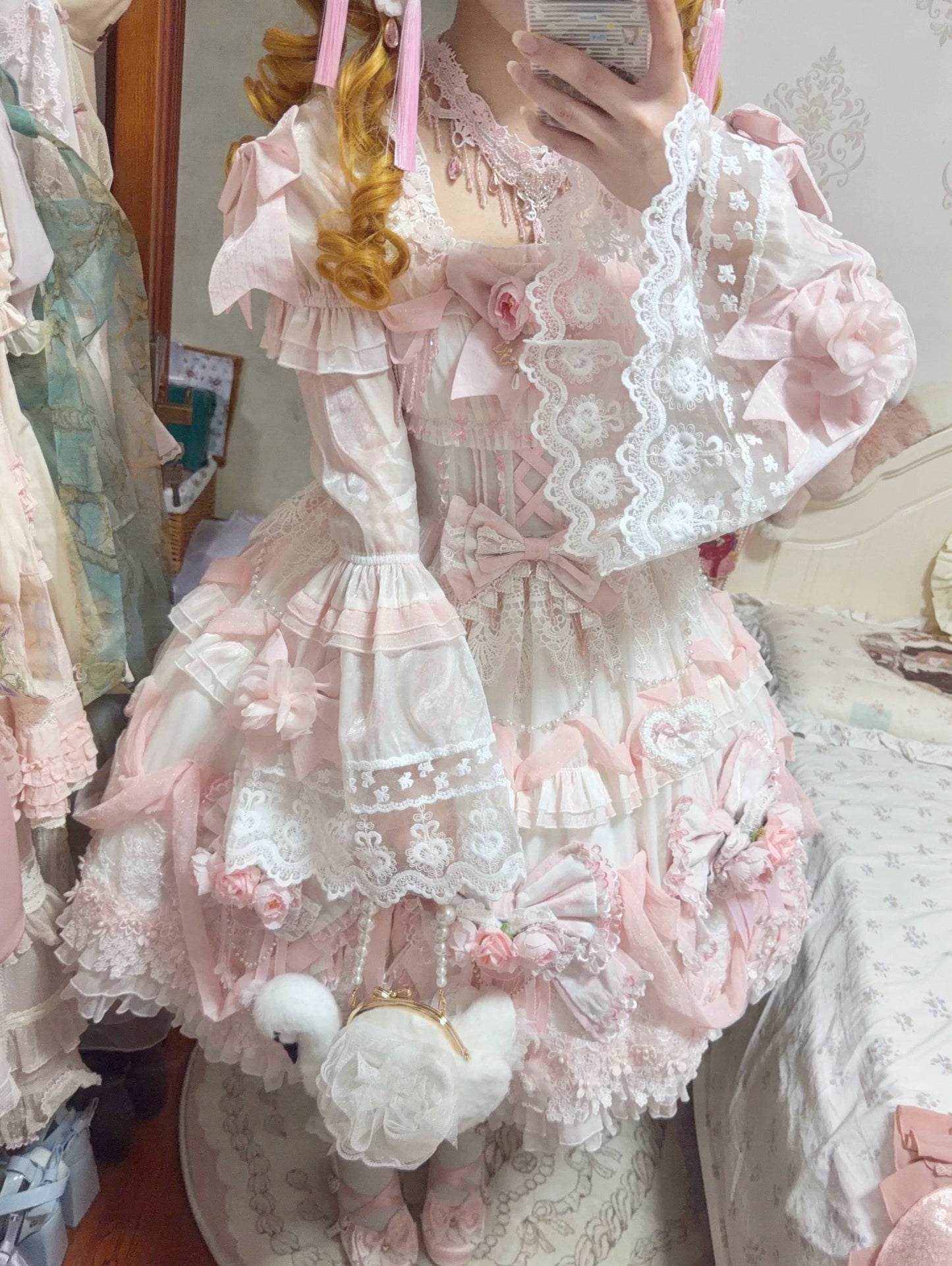 【受注予約~6/23】Flower Mirror Doll 2.0 ワンピース【sedef】