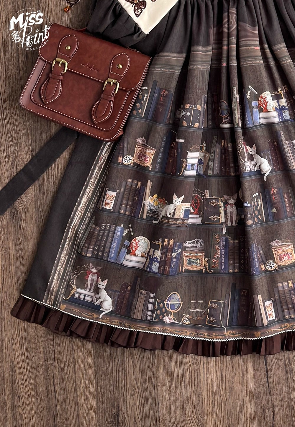【受注予約~11/6】German Bookshelf ワンピース【Miss Point】