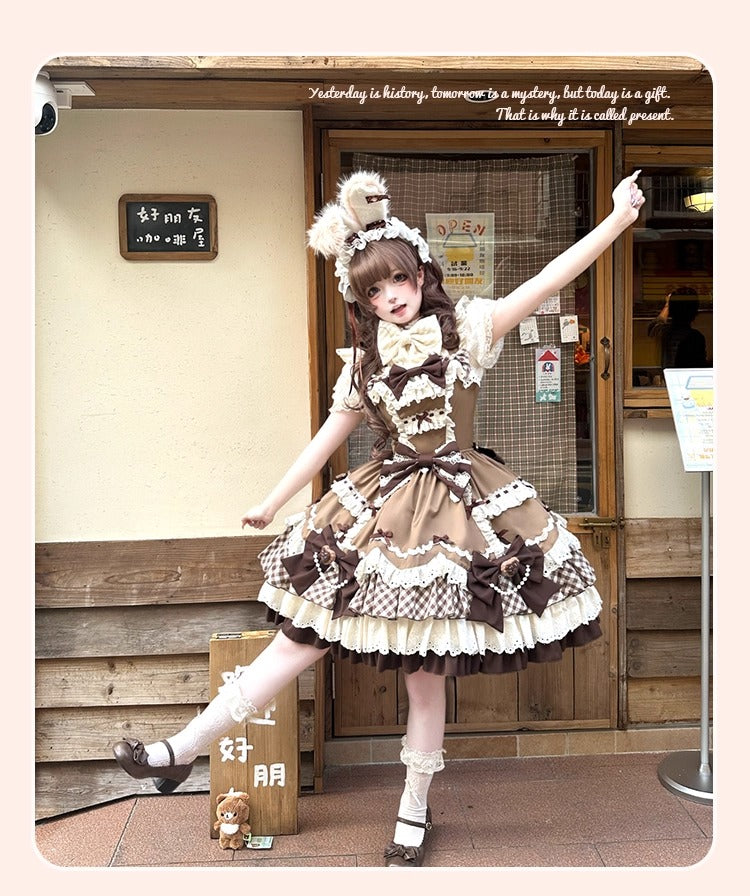 【受注予約~12/14】ベリーショートケーキ ジャンパースカート【櫻姫】