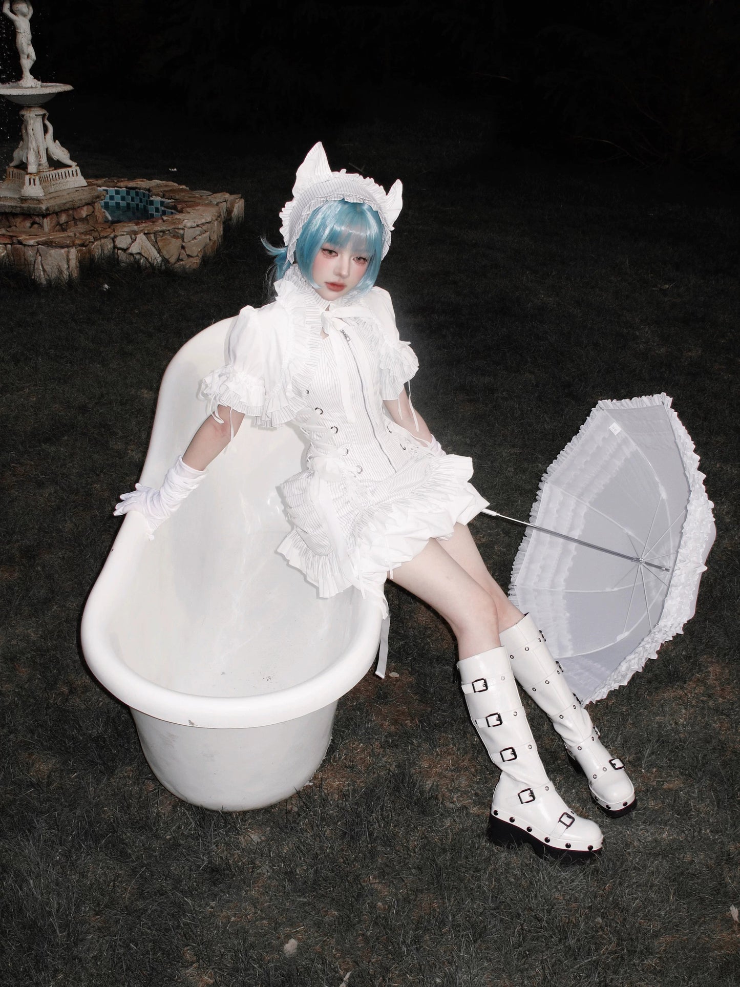 【受注予約~8/6】WEDNESDAY コルセットトップス・ショートボレロ・ショートパンツ【CATCOCOON】