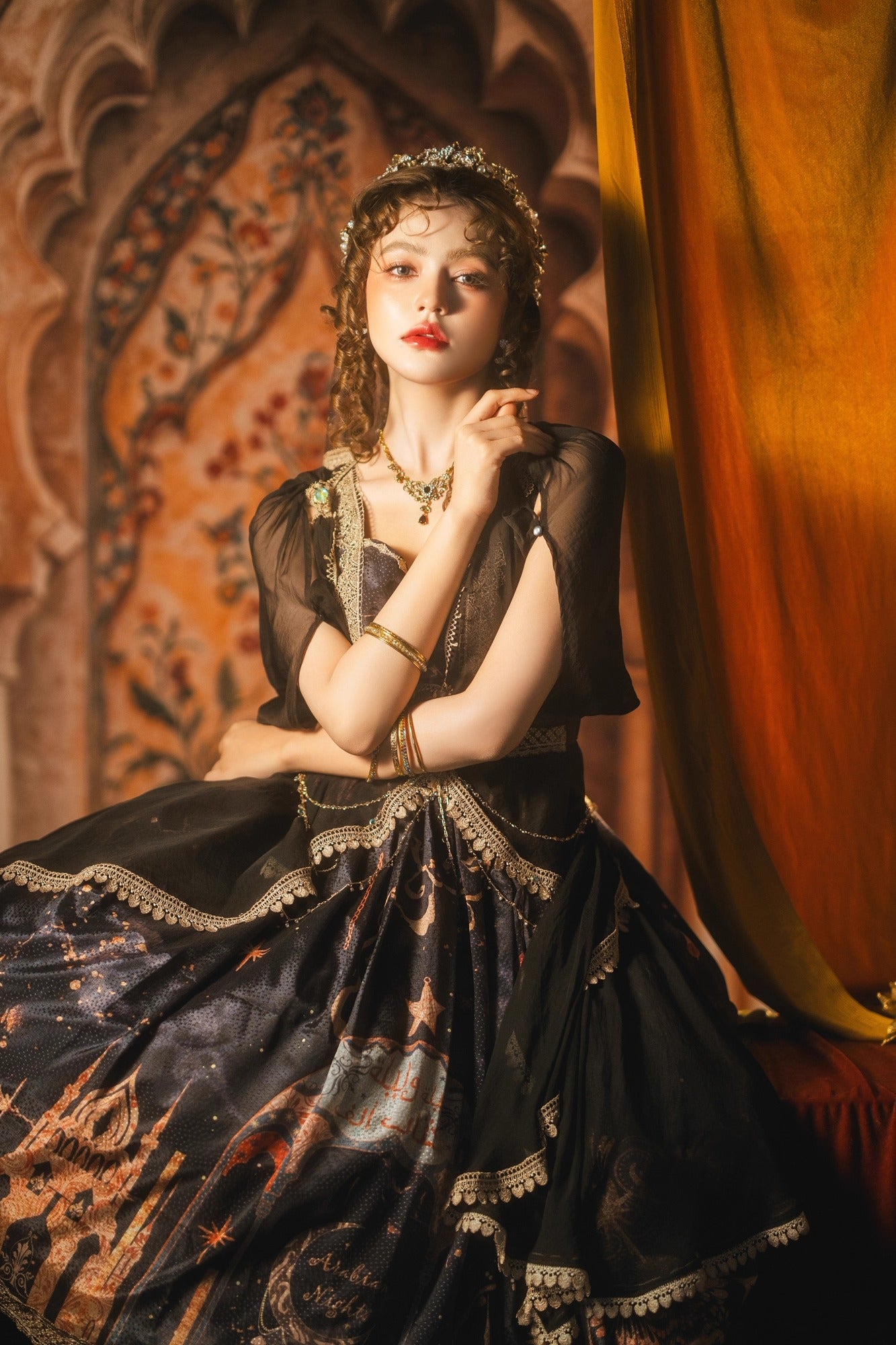 【受注予約~12/11】Stars ジャンパースカート【FaeriesDaffodil】