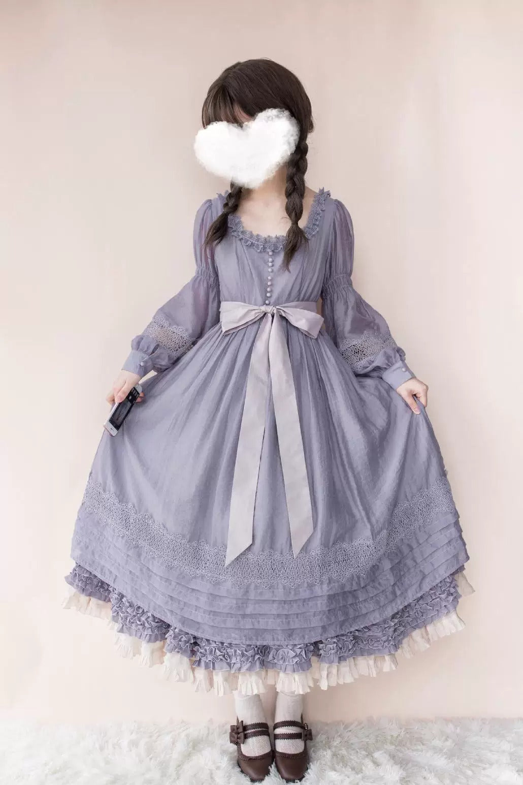 【受注予約~6/25】プロヴァンスの花束 ワンピース【sara bell】