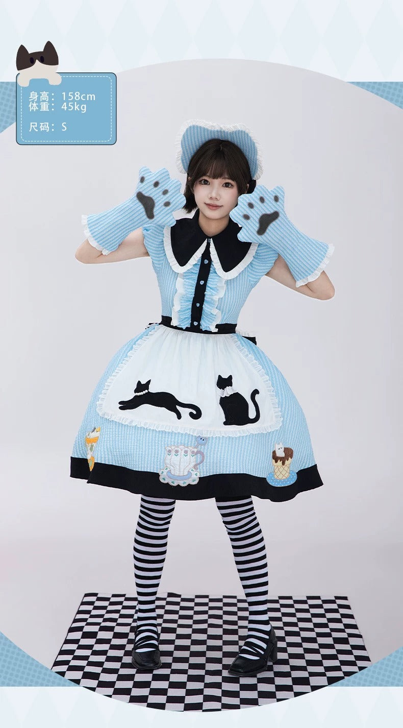 【受注予約~8/18】Teacup Kitty ワンピース・フルセット【包子猪】