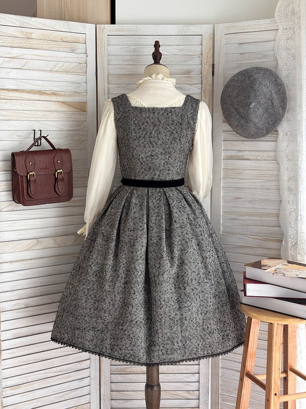 【受注予約~11/30】Earl Gray Tea 2.0 ジャンパースカート【Miss Cube】