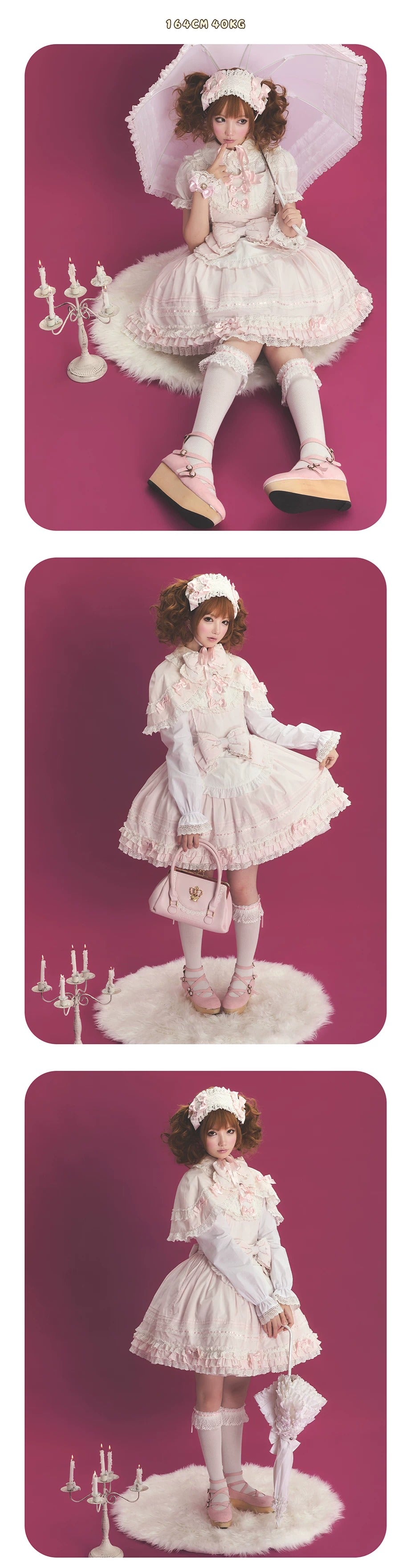 【受注予約~10/13】Pearl Doll ジャンパースカート・ワンピース【Sheep Puff】
