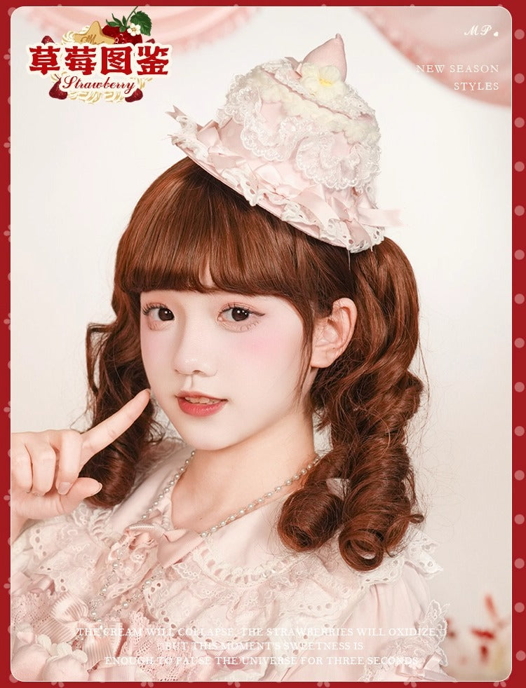 【受注予約~11/18】Strawberry Cake Illustration アクセサリー【花与珍珠匣】