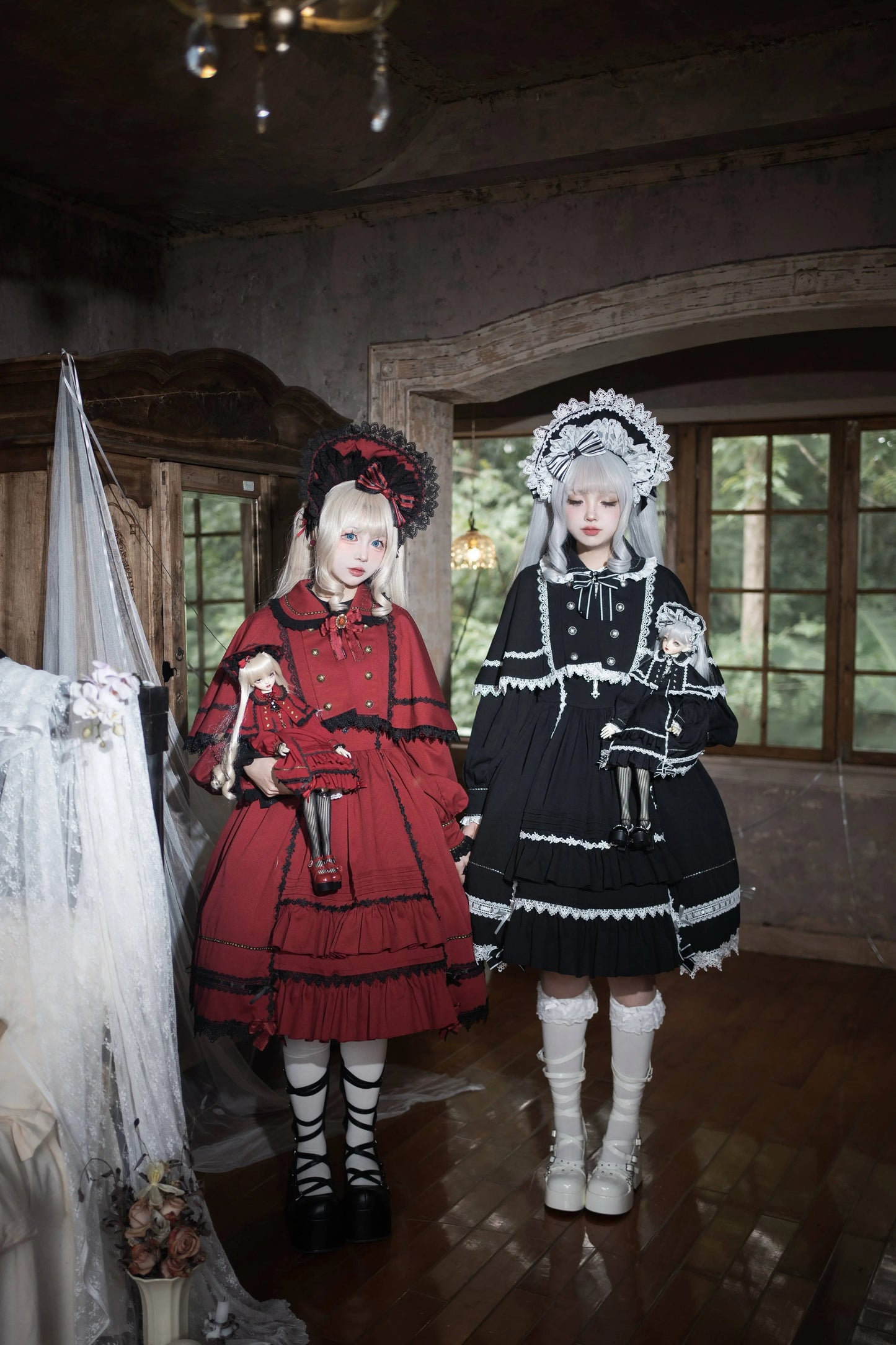【受注予約~10/16】Dolls Night ケープ【Flower Banquet】