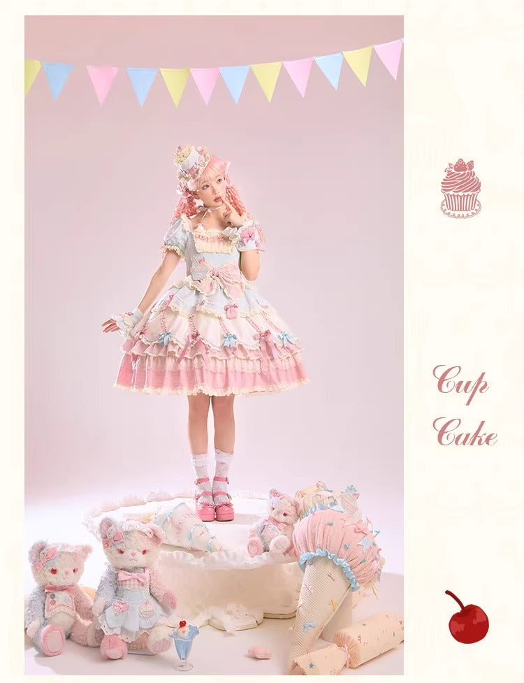 【受注予約~1/26】CupCakes ワンピース【花与珍珠匣】