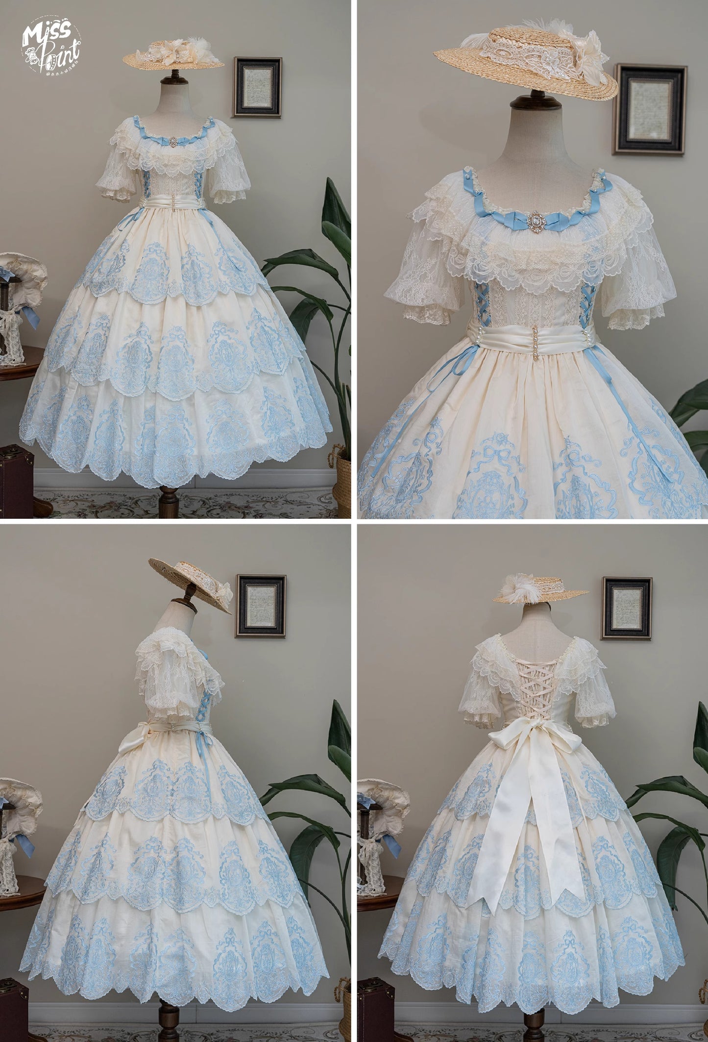 【受注予約~9/25】Point Gardens ワンピース【Miss Point】