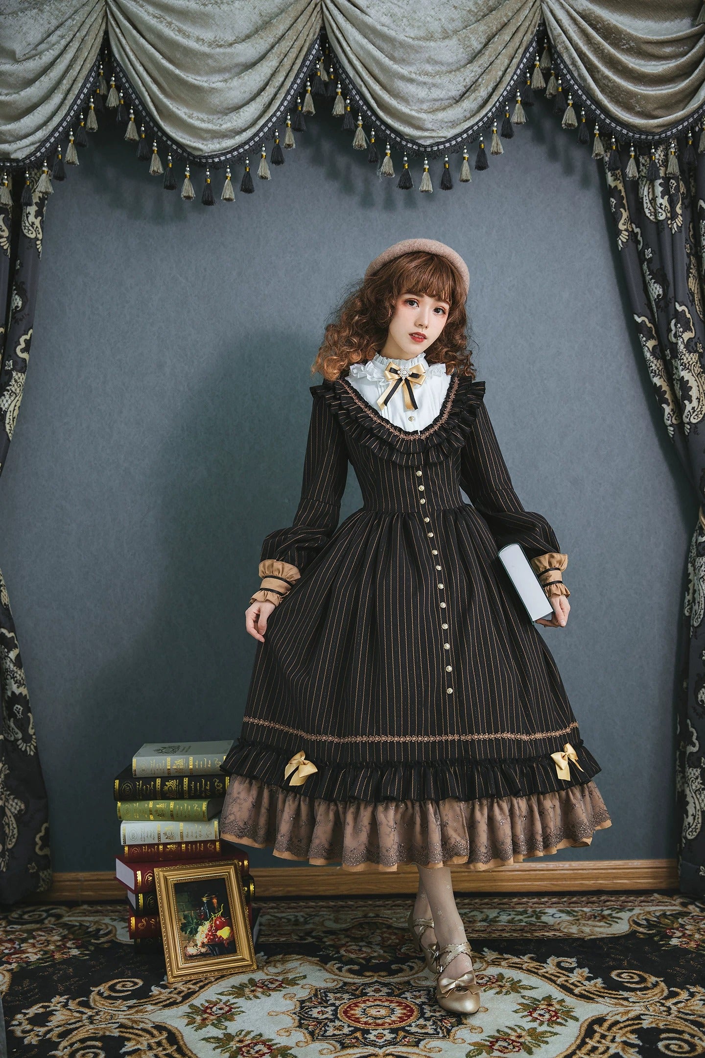 【受注予約~9/6】フィレンツェの旅人 ワンピース・ハットセット【Fantastic Wind】