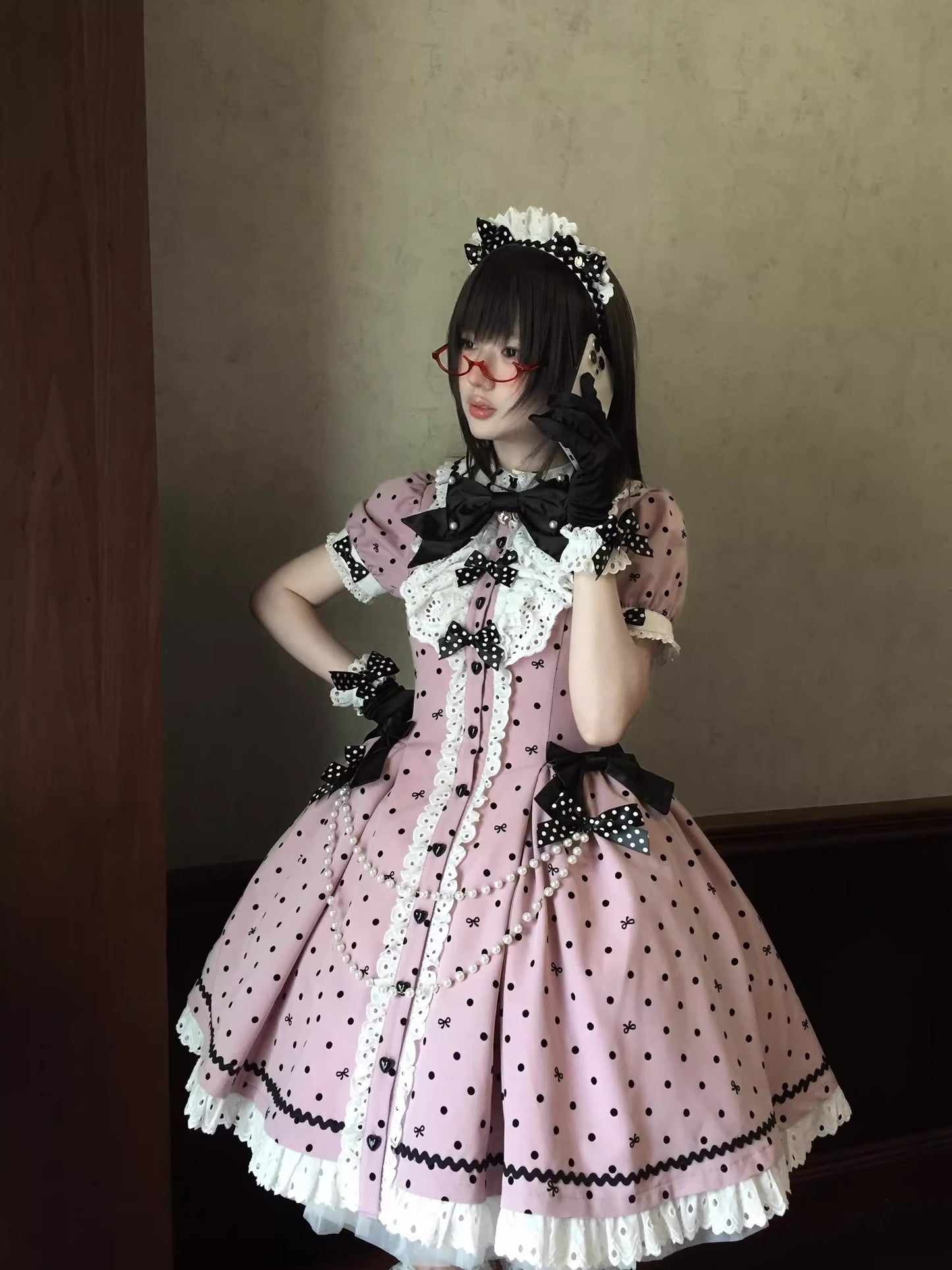 【受注予約~11/20】Ribbondoll ワンピース【Cutey Mask】