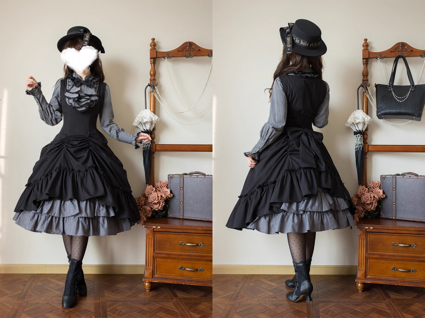 【受注予約~12/4】Black Forest ジャンパースカート【berryandwood】