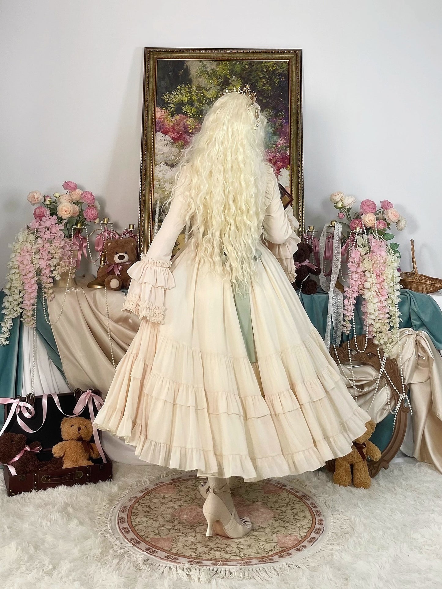 【受注予約~9/25】Princess of Windsor ワンピース・姫袖(ロング丈)【Little Dipper】