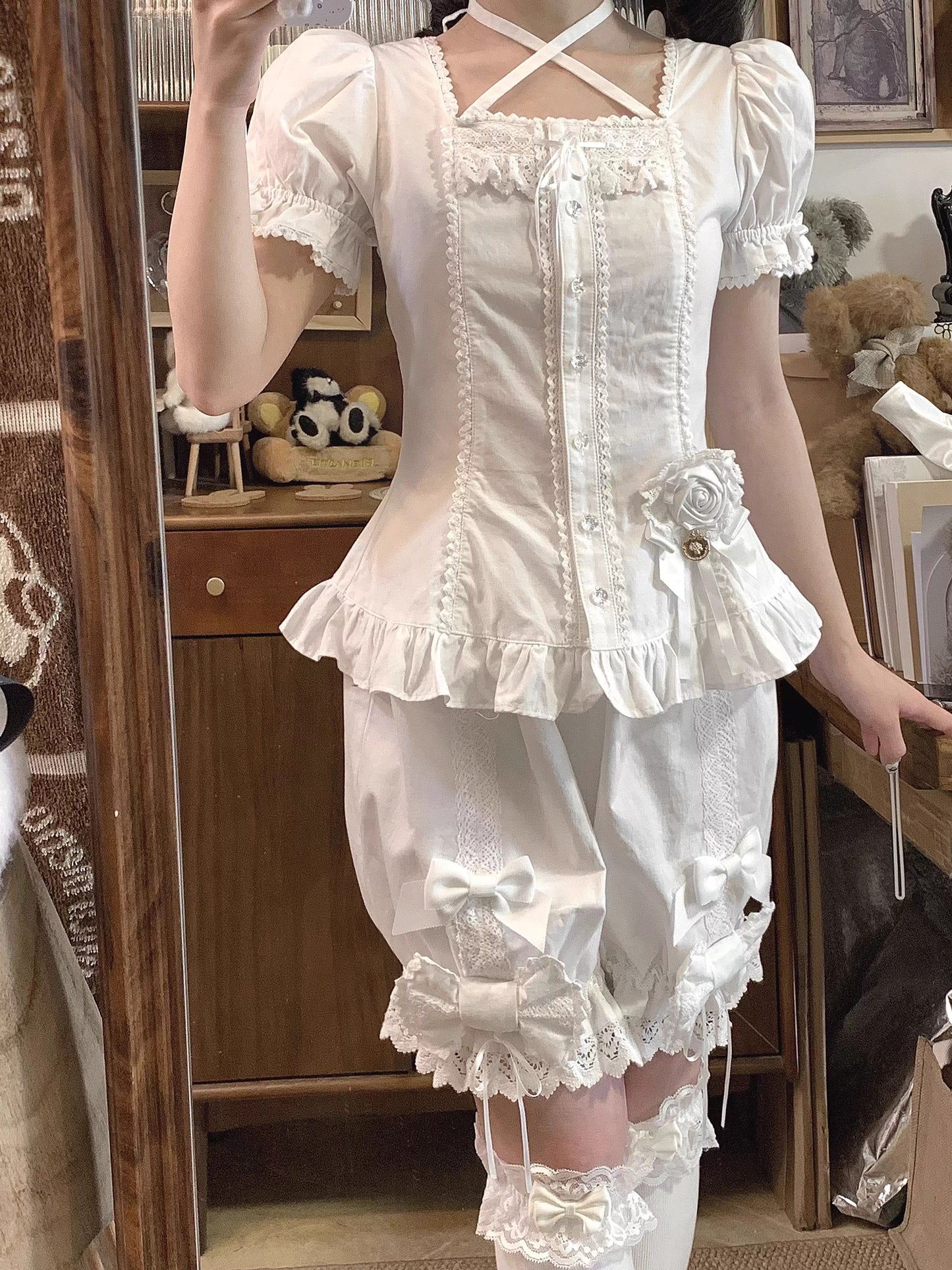【受注予約~4/23】春日桃姫 ブラウス【Rose and Neverland】