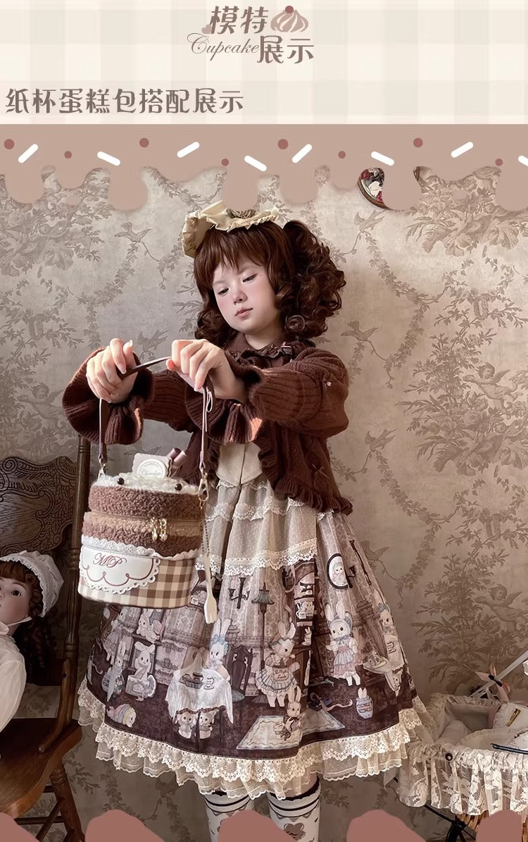 【受注予約~1/26】CupCakes バッグ【花与珍珠匣】