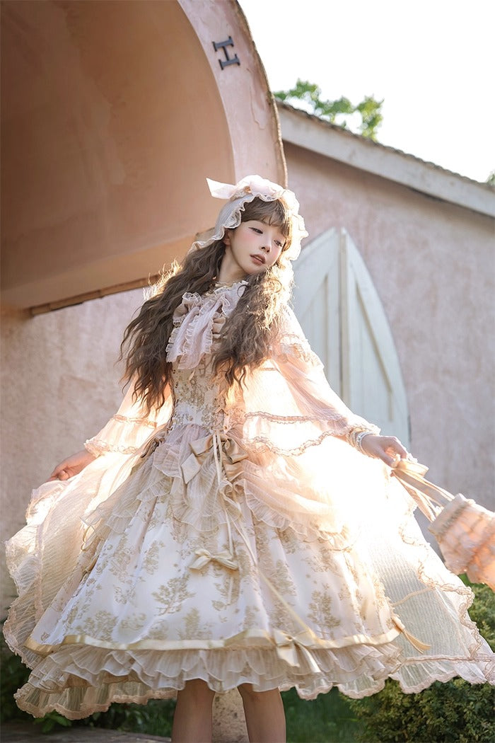 【受注予約~9/11】Gilded Dream レースマント【双生小熊】