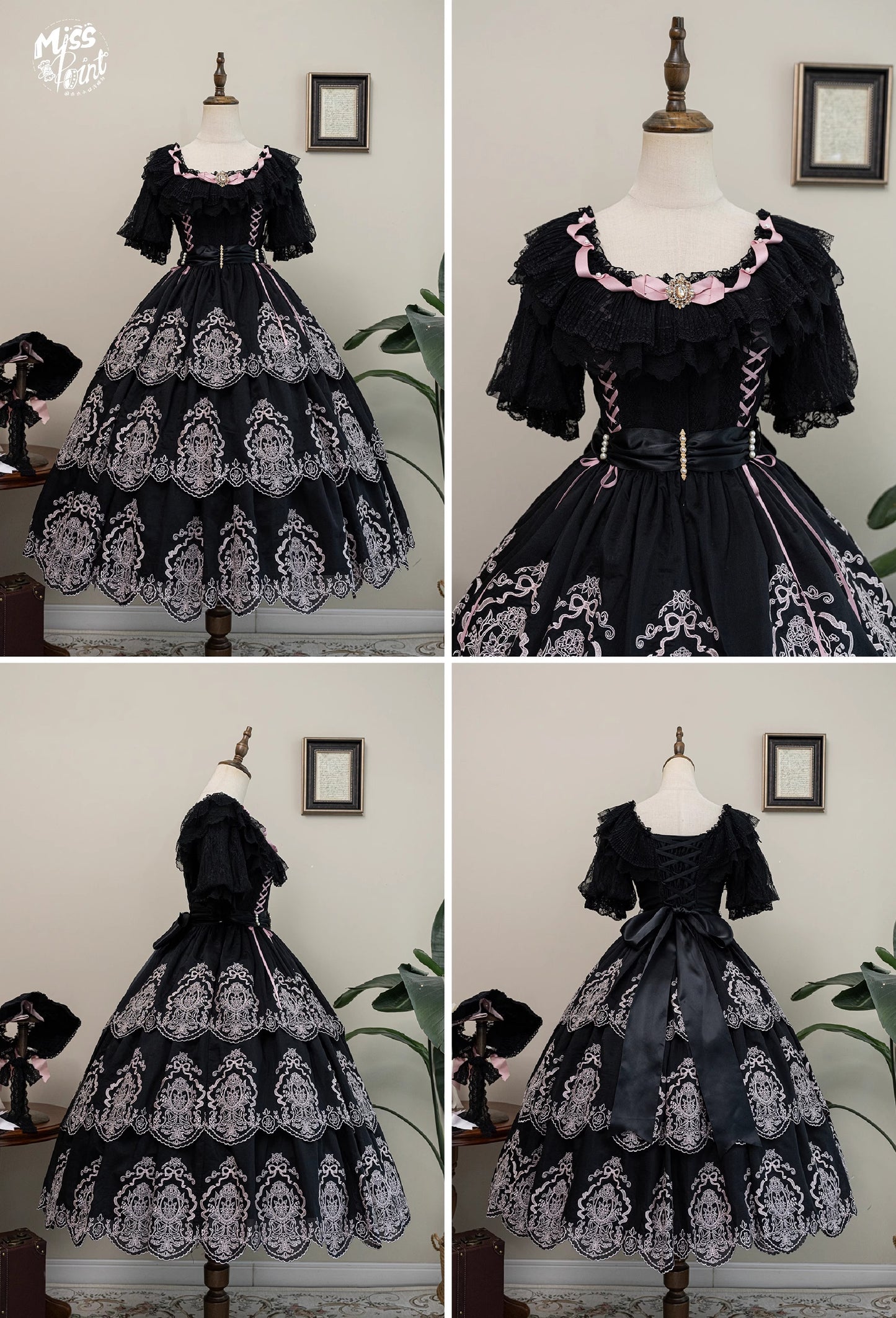 【受注予約~9/25】Point Gardens ワンピース【Miss Point】