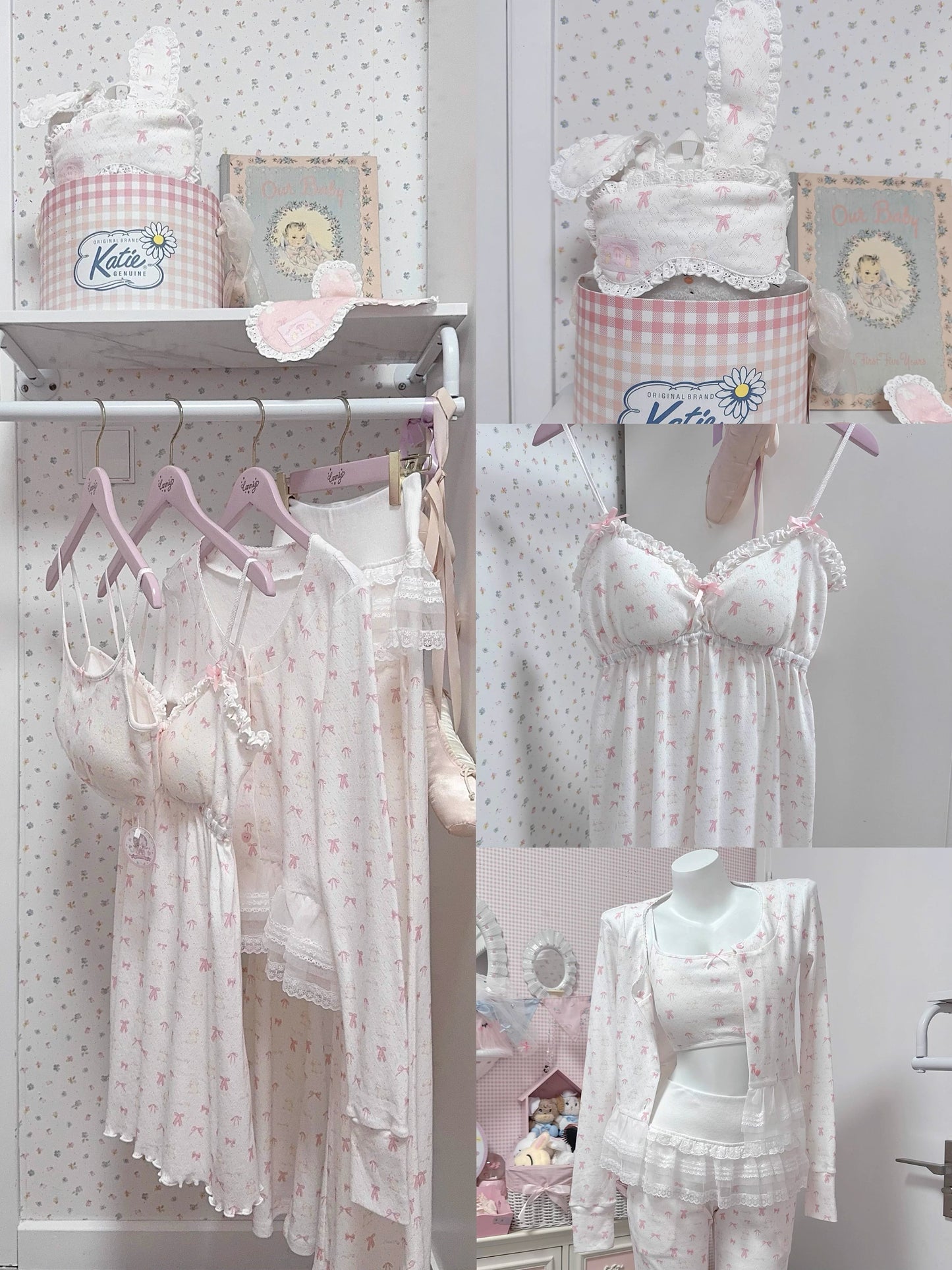 リボンナイトウェア【Sheep Puff】