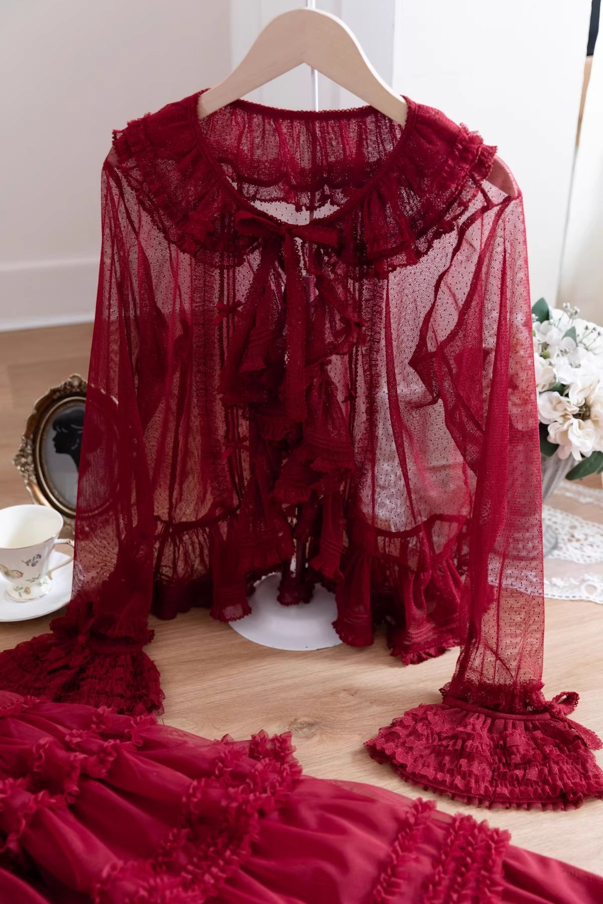 【受注予約~12/24】Lillian's Summer カーディガン(長袖)【Spring Flower Language】