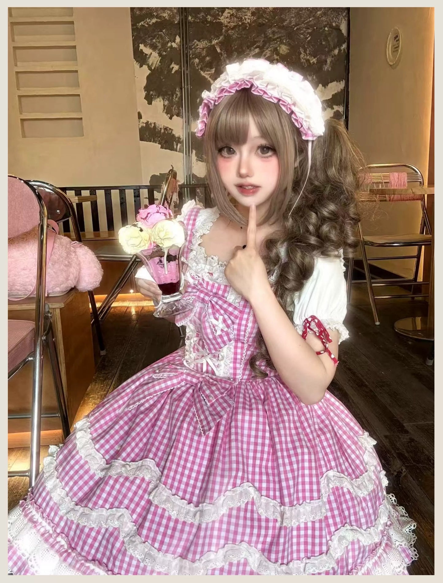 Plaid Baileys ジャンパースカート・フルセット【TaTaTa Lolita】