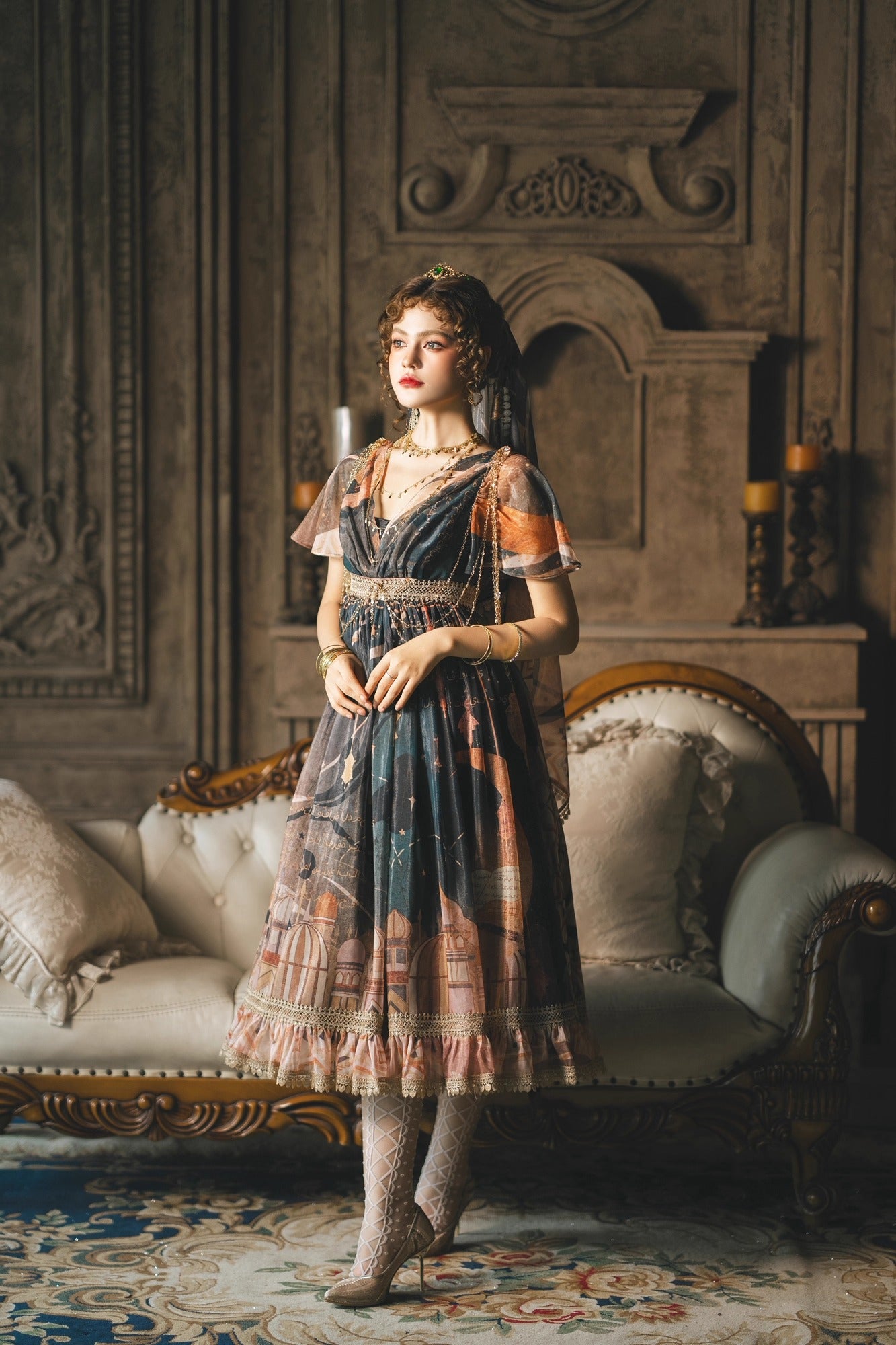 【受注予約~12/11】Stars ワンピース(タイプ1)【FaeriesDaffodil】