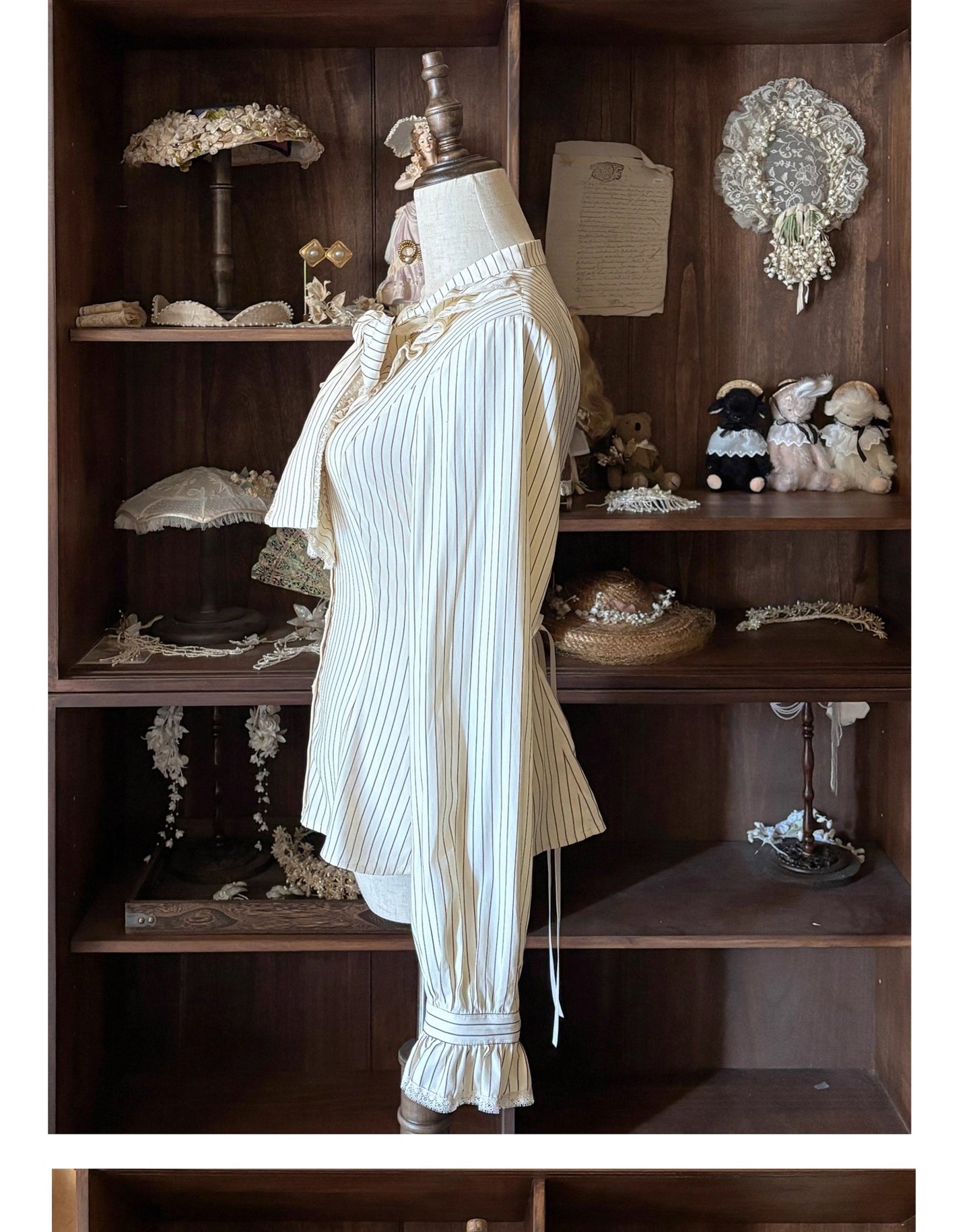 【受注予約~12/23】鈴蘭と冬 ジャンパースカート・ブラウス【Button Bear】