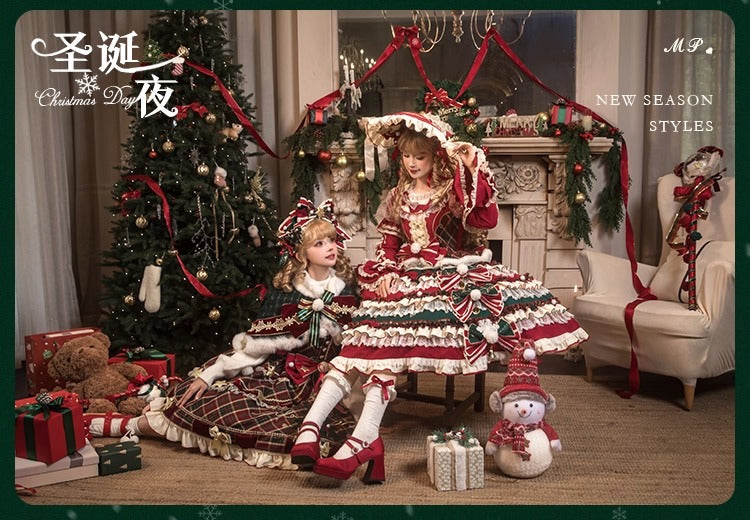 【受注予約~10/28】Christmas Eve ワンピース・ジャンパースカート【花与珍珠匣】