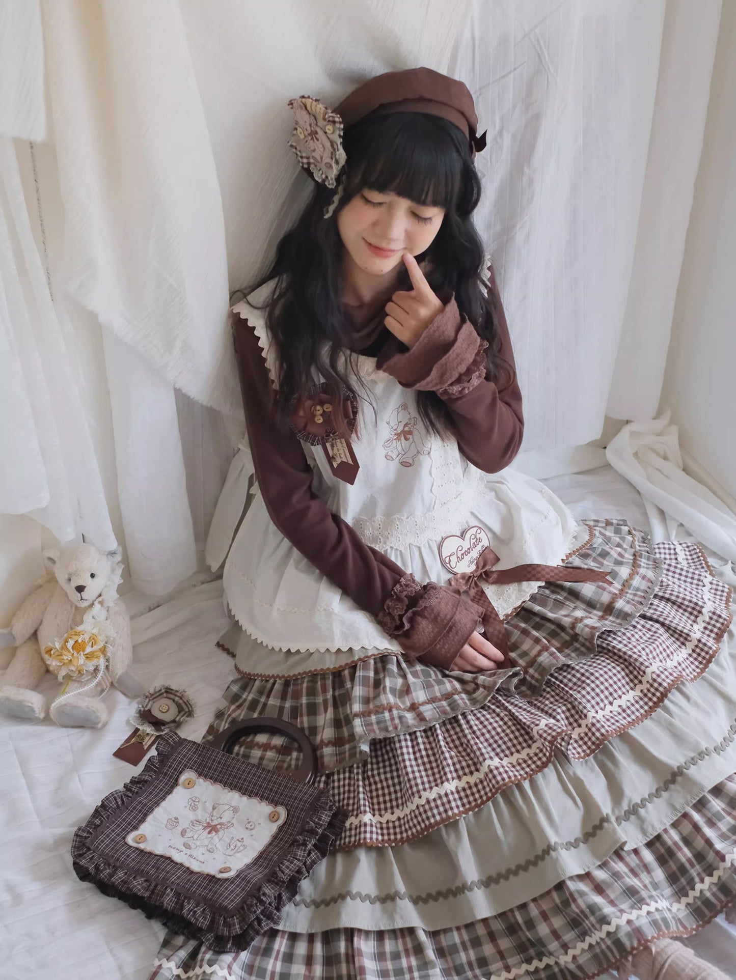 【受注予約~11/10】Bear Cake アクセサリー【Stamp Albums】