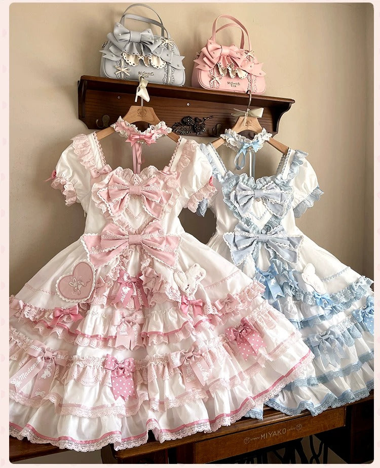 Bow Rabbit ワンピース【Melliflorpearl】