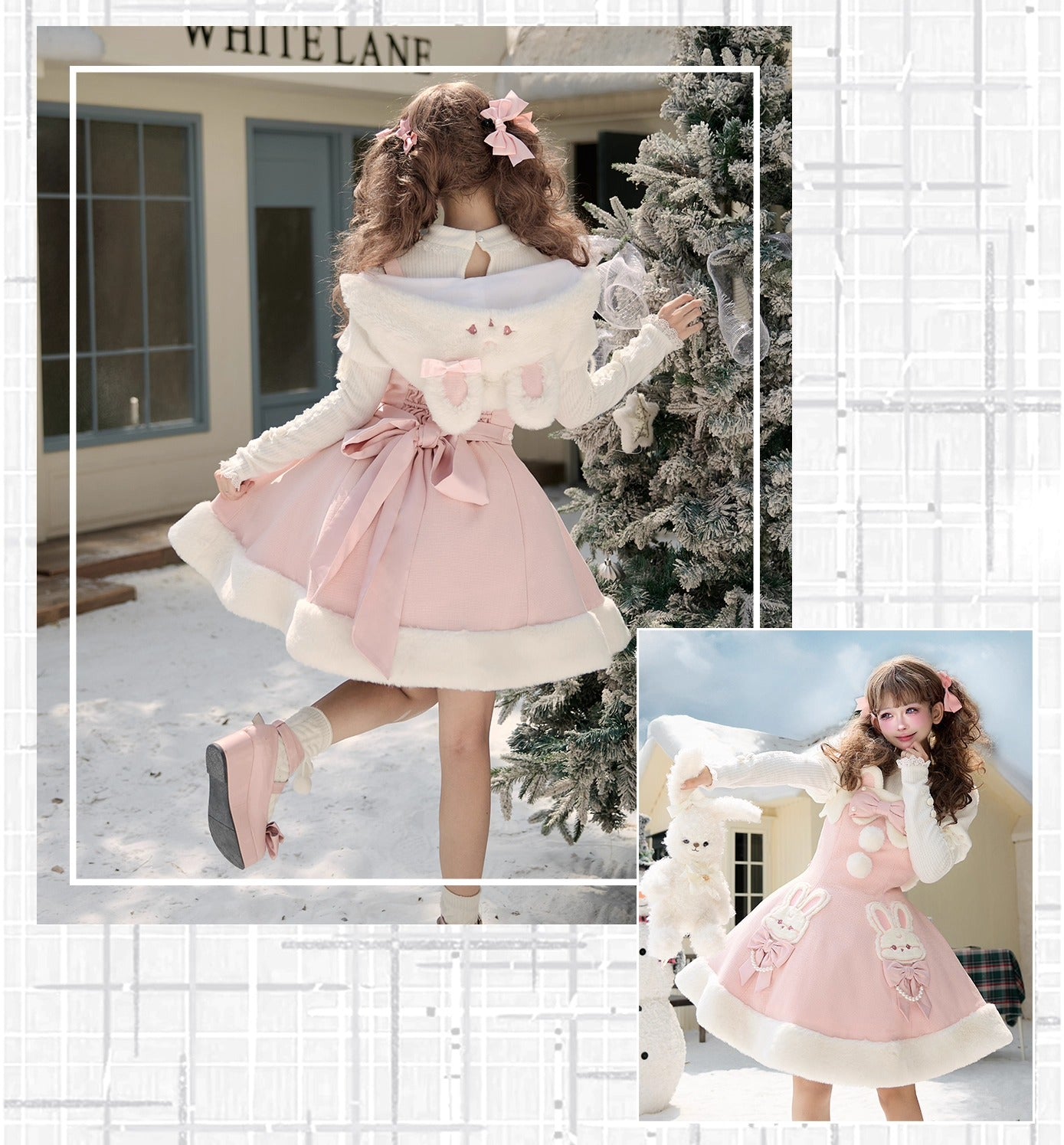 【受注予約~10/20】Champs Messenger ジャンパースカート・インナートップス【LizBird】