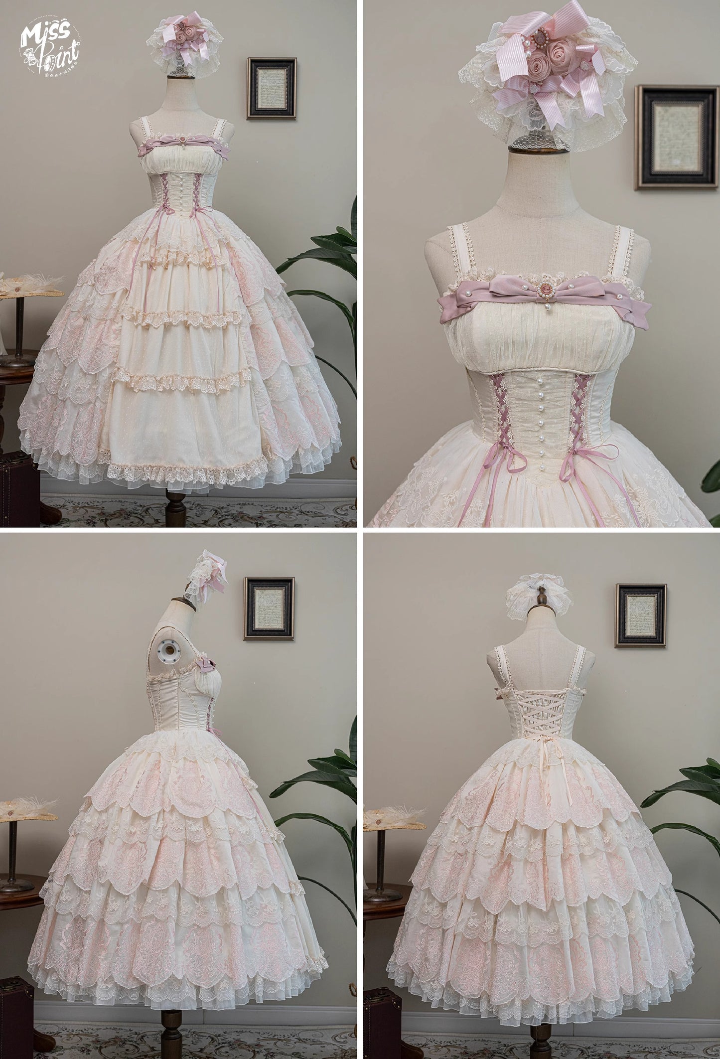 【受注予約~9/25】Point Gardens ジャンパースカート【Miss Point】