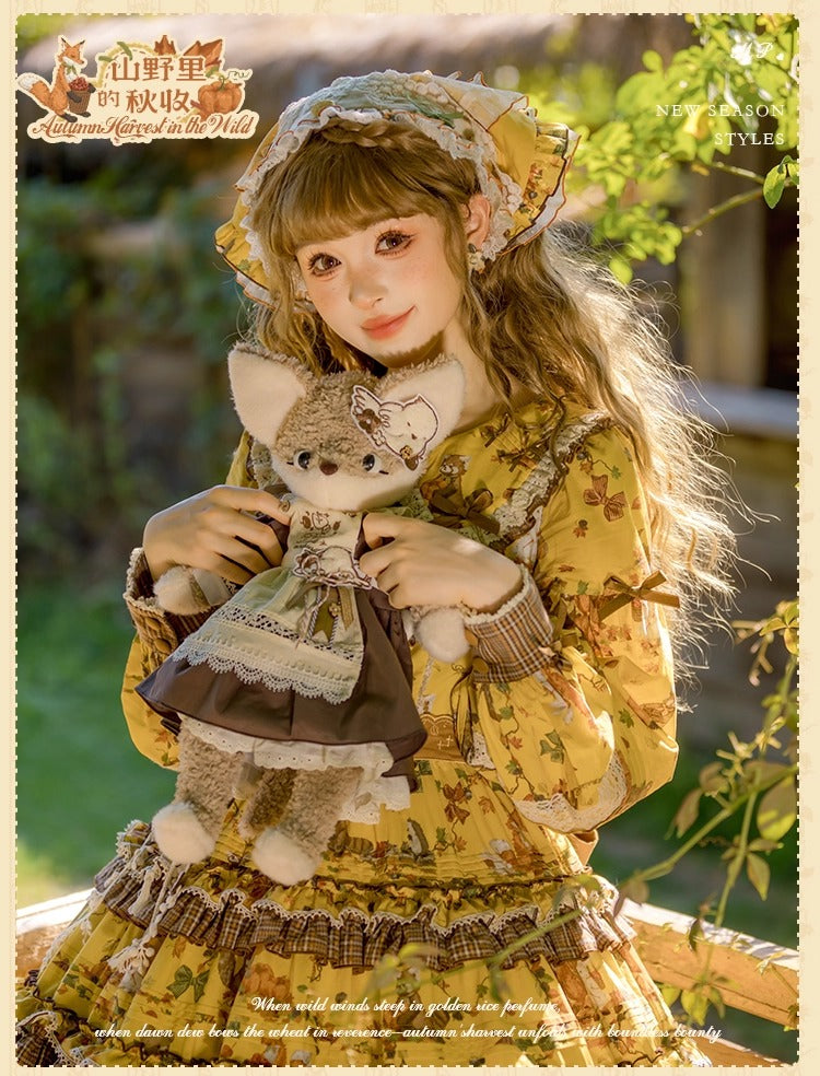 [Pre-orders open until October 2nd] Autumn Harvest in the Hill One-Piece Dress [Flowers and Pearl Box]