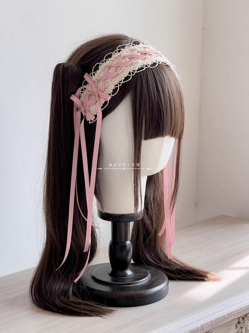 リボンテールヘッドドレス【妹抖手作工作屋】
