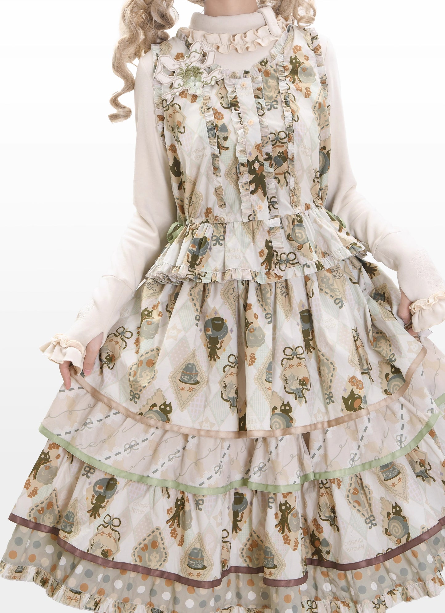 Cat Afternoon Tea スカート【FrogicStudio】