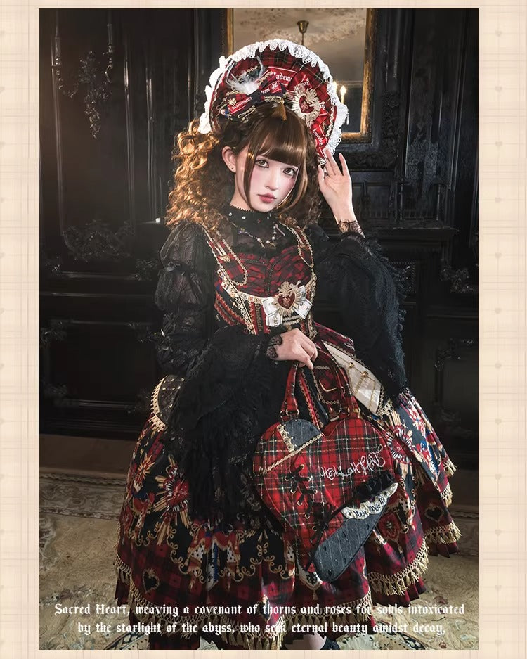【受注予約~3/18】Sacred Heart ジャンパースカート・インナートップス【花与珍珠匣】