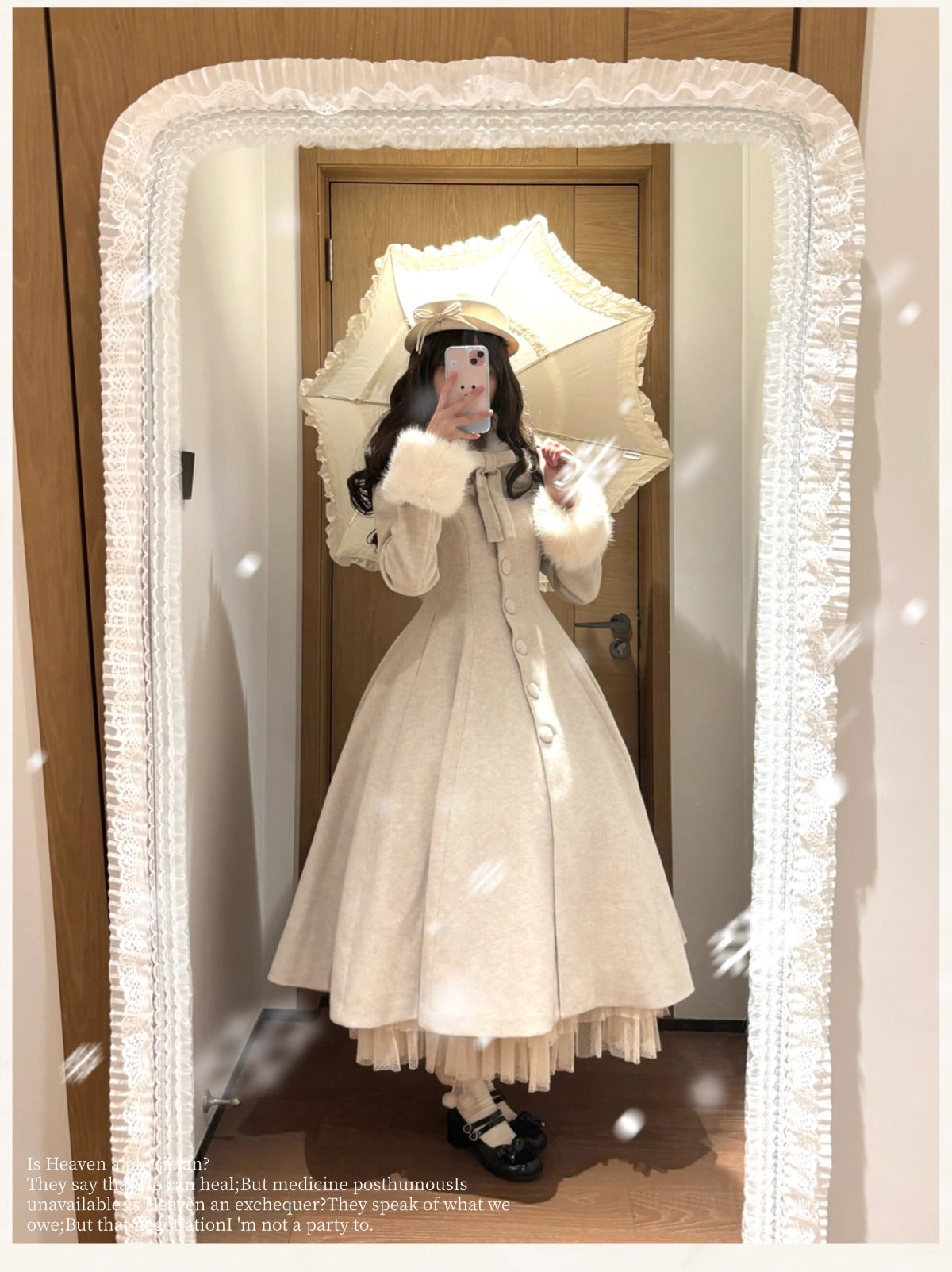 【受注予約~11/10】North Letter コート【Snow】