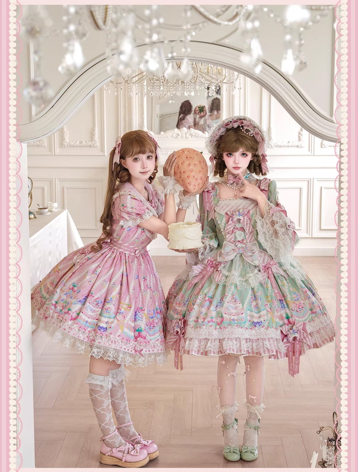 【受注予約~4/27】Pastel Macarons アクセサリー【双生小熊】