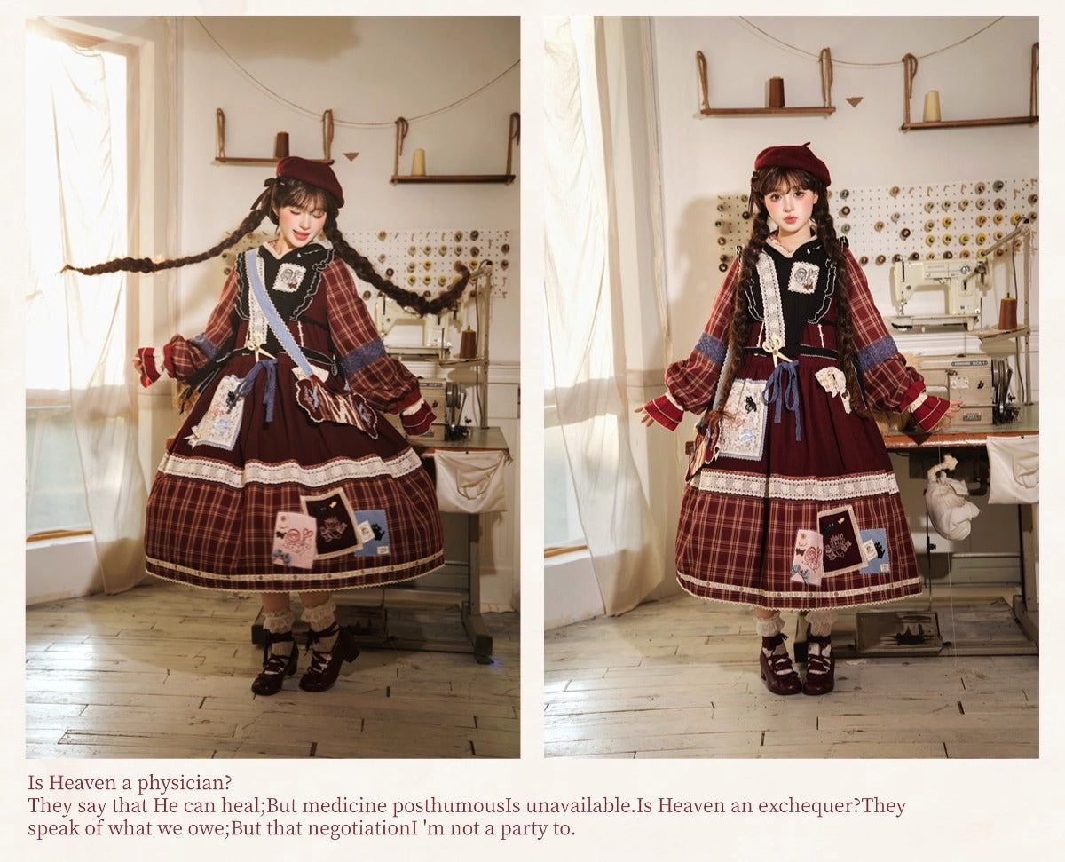 【受注予約~11/18】黒猫裁縫教室 フルセット【Peony】