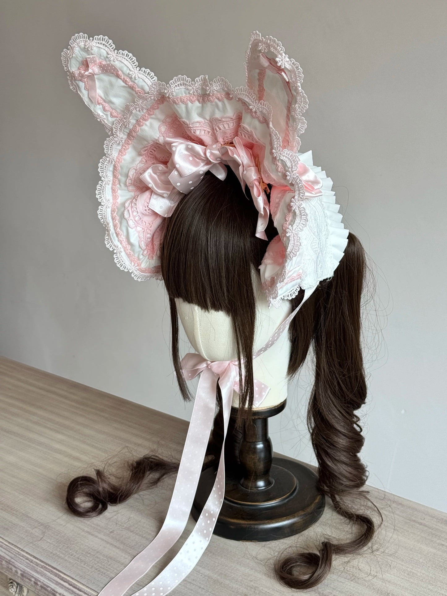 うさ耳ボンネット【妹抖手作工作屋】