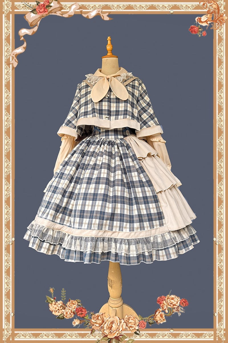 Morning Tune ケープ付きジャンパースカート【Infanta】