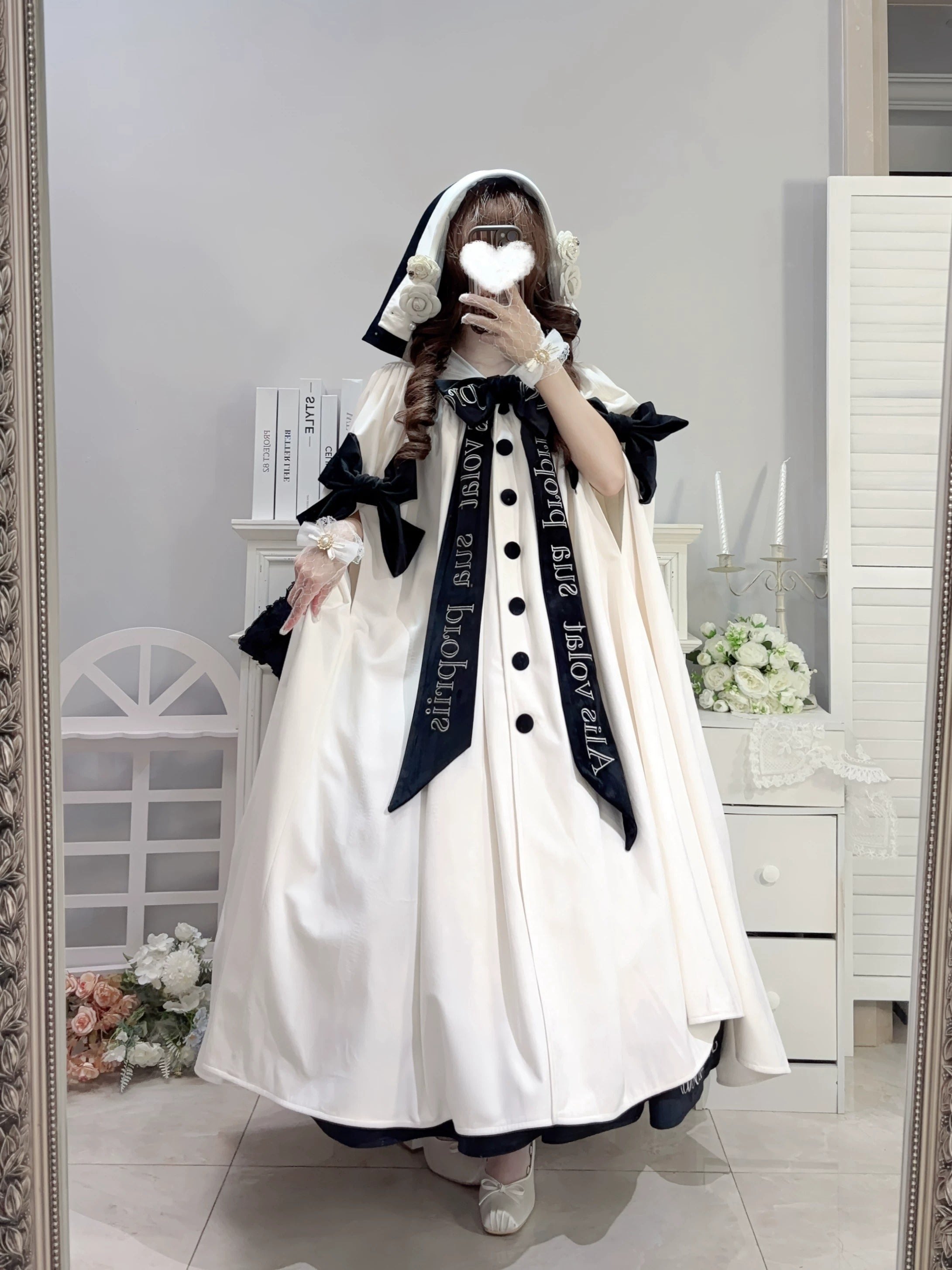 Princess chronicles Phantom lady ロングマント マント 黒猫耳 王子系
