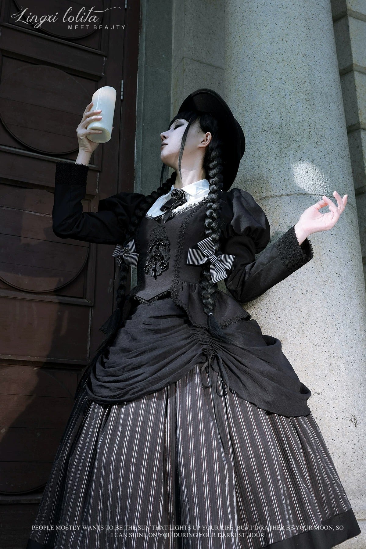 【受注予約~4/30】Striped Diary セットアップ【Lingxi】